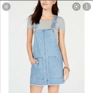Vanilla Star Jean Skirt Overalls , Sz 1